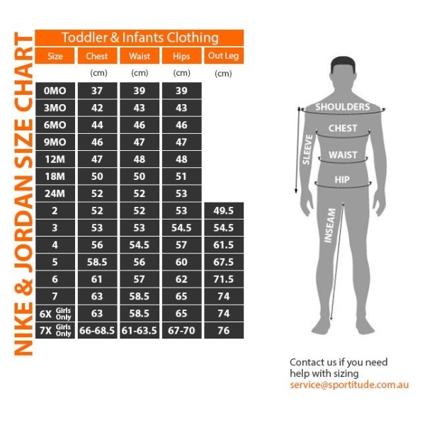 Size Chart For Nike Leggings